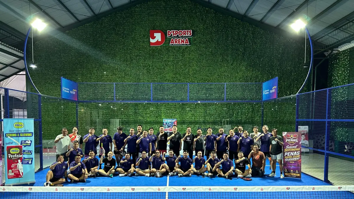 Foto bersama Penas Padel Club.