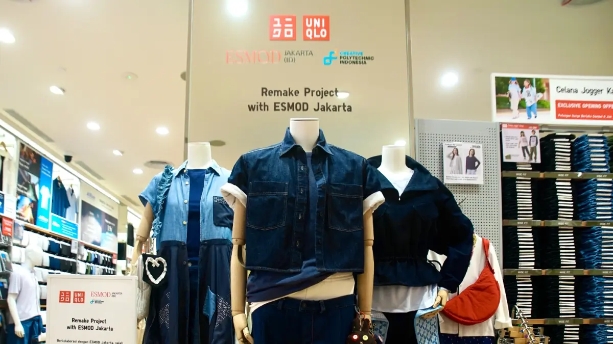 UNIQLO Resmikan Toko ke-78 di Plaza Indonesia, Gandeng ESMOD Hadirkan Koleksi Upcycle Fashion Masa Depan
