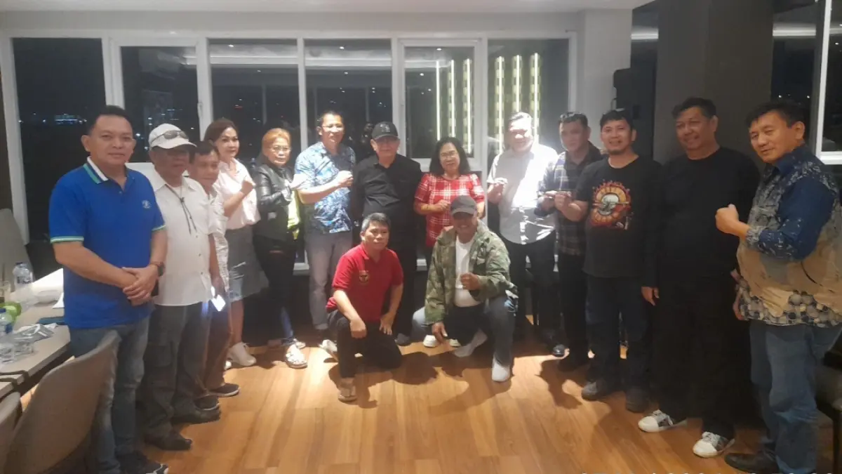 Usai rapat persiapan Perayaan 109 Tahun Prof Dr Sumitro Djojohadikusumo yang dilaksanakan, Rabu (27/5) di Rogers Hotel Manado 