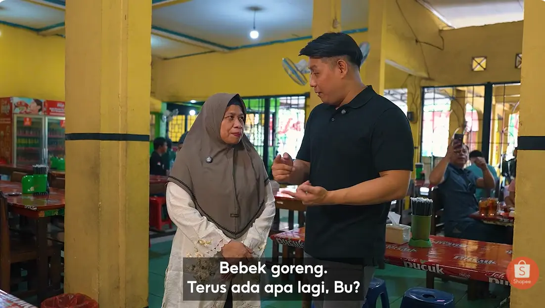 Badriyah, pemilik Bebek Palupi bersama Koko Buncit