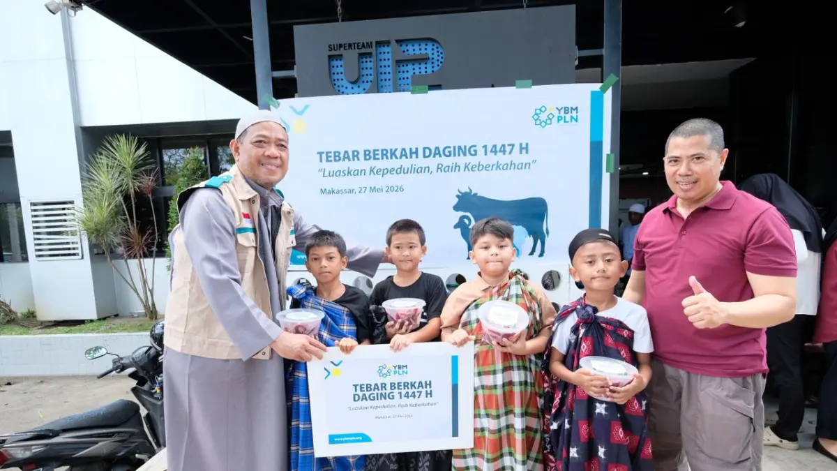 PLN UIP Sulawesi Tebar Berkah Daging Qurban
