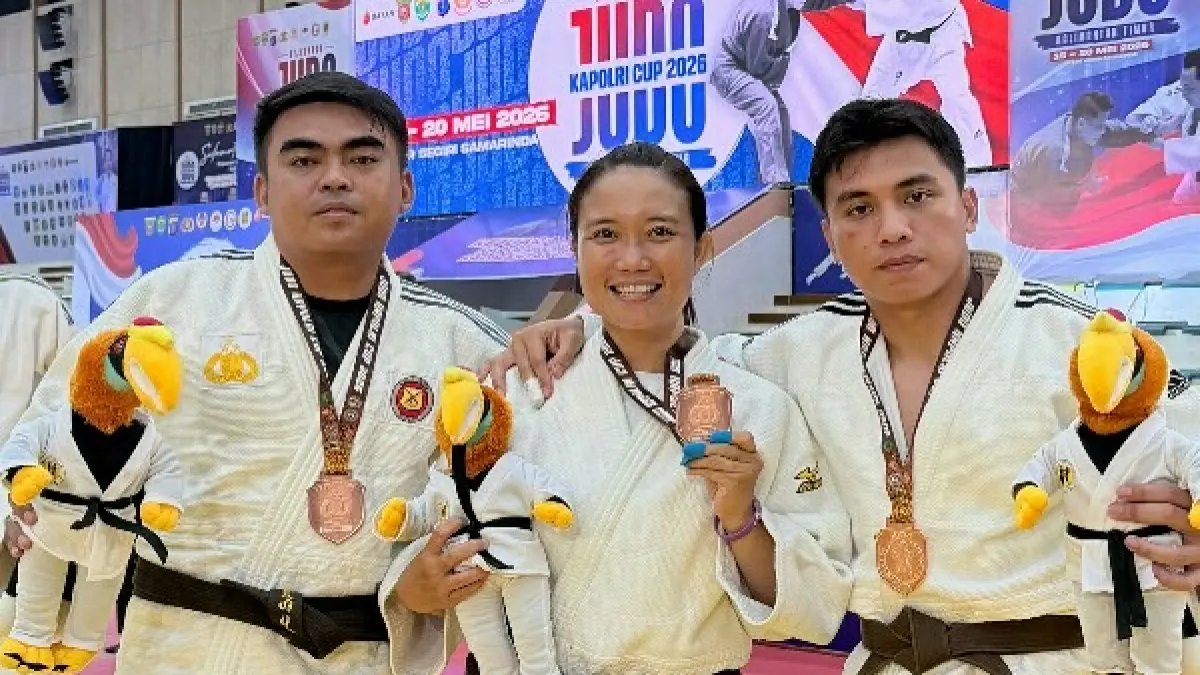 Tiga personel Polda Sulut sukses menyabet medali perunggu dalam ajang bergengsi Kejuaraan Judo Kapolri Cup 2026 yang digelar di GOR Segiri, Kota Samarinda, Kalimantan Timur.