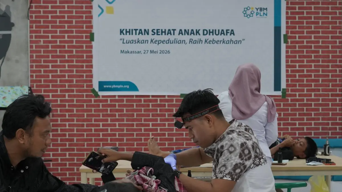YBM PLN UIP Sulawesi Selenggarakan Khitan Massal Gratis untuk 50 Anak