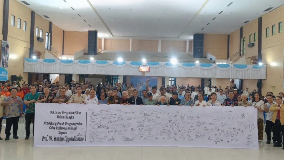 Deklarasi Dukungan Penuh Prof Sumitro Djojohadikusumo sebagai Pahlawan Nasional Menggema pada Perayaan 109 Prof Sumitro