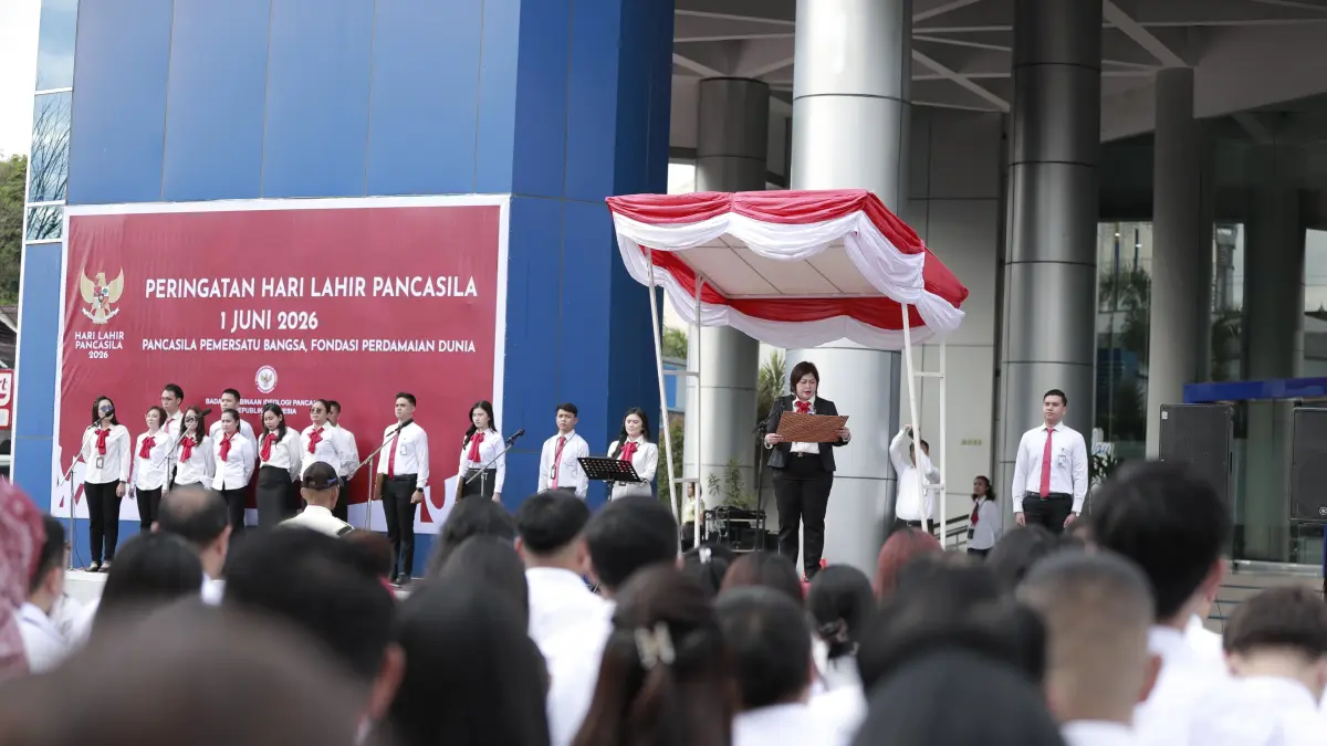 BRI Region 16 Manado gelar upacara Hari Lahir Pancasila, Senin (1/6/2026).