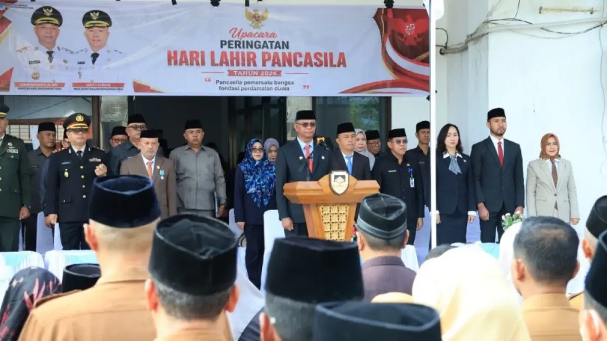 Upacara Hari Lahir Pancasila di Boltim