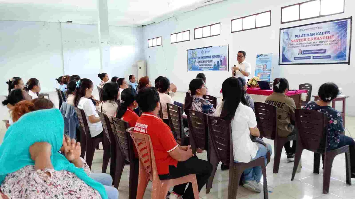 Pelatihan Kader Santer TB Kabupaten Kepulauan Sangihe.