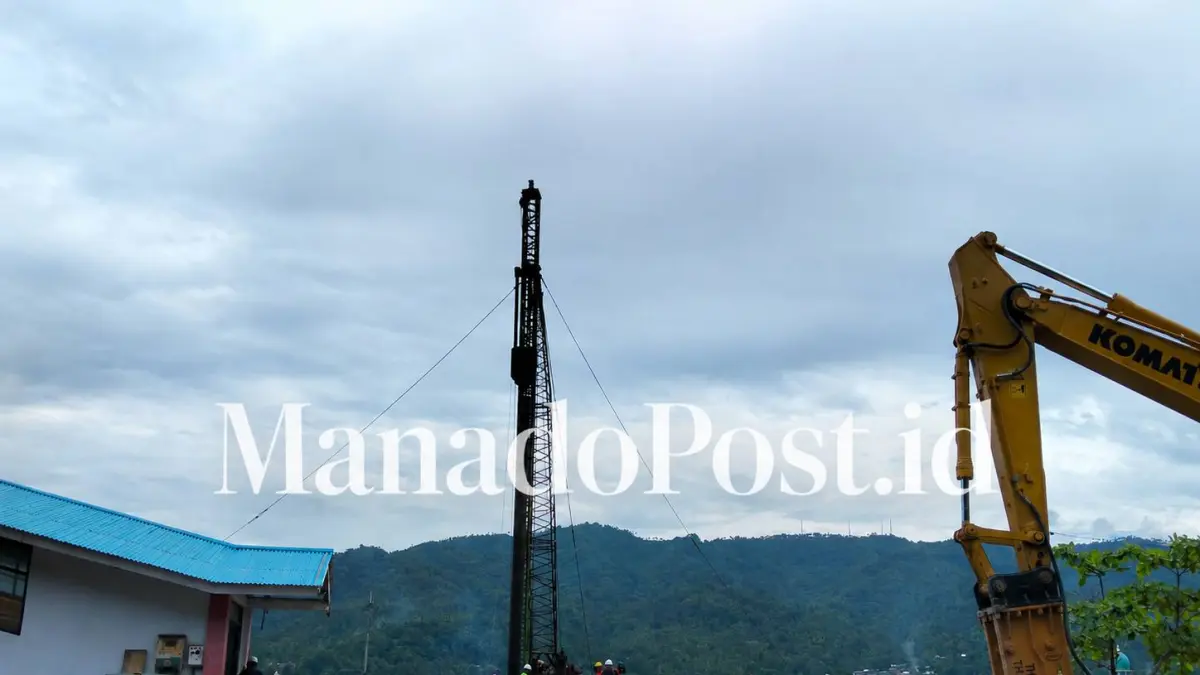 Ground Breaking menandai dimulainya proyek rehabilitasi infrastruktur pelabuhan laut Tahuna.