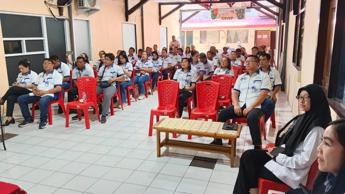 BPKP Perwakilan Sulut melaksanakan sosialisasi di Perumda Air Minum Duasudara Bitung.(Dok Istimewa)