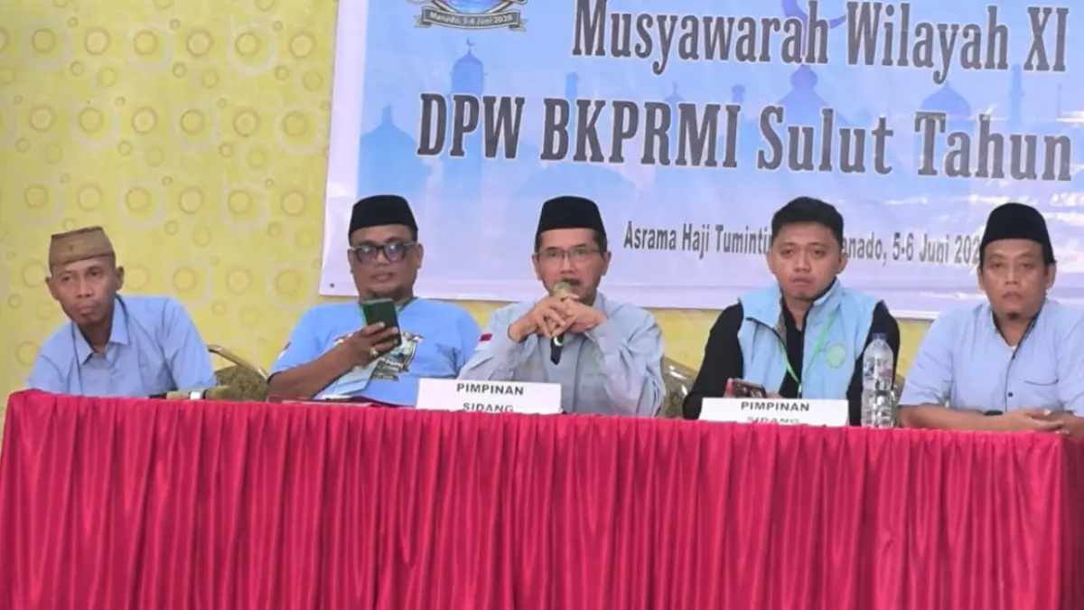 HARUS DITINDAKLANJUTI: Suasana sidang Muswil XI BKPMRI Sulut.