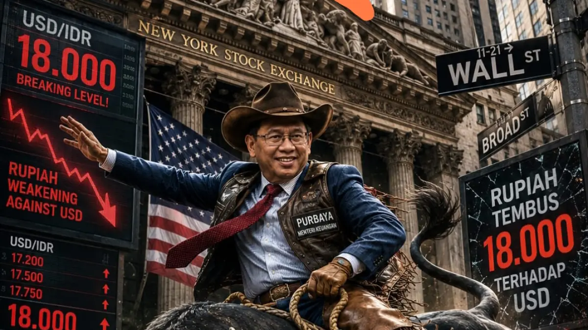 Menteri Keuangan Purbaya Yudhi Sadewa mampu menjadi "koboi ekonomi" yang sanggup menjinakkan banteng Wall Street sehingga rupiah kembali menemukan kekuatannya.