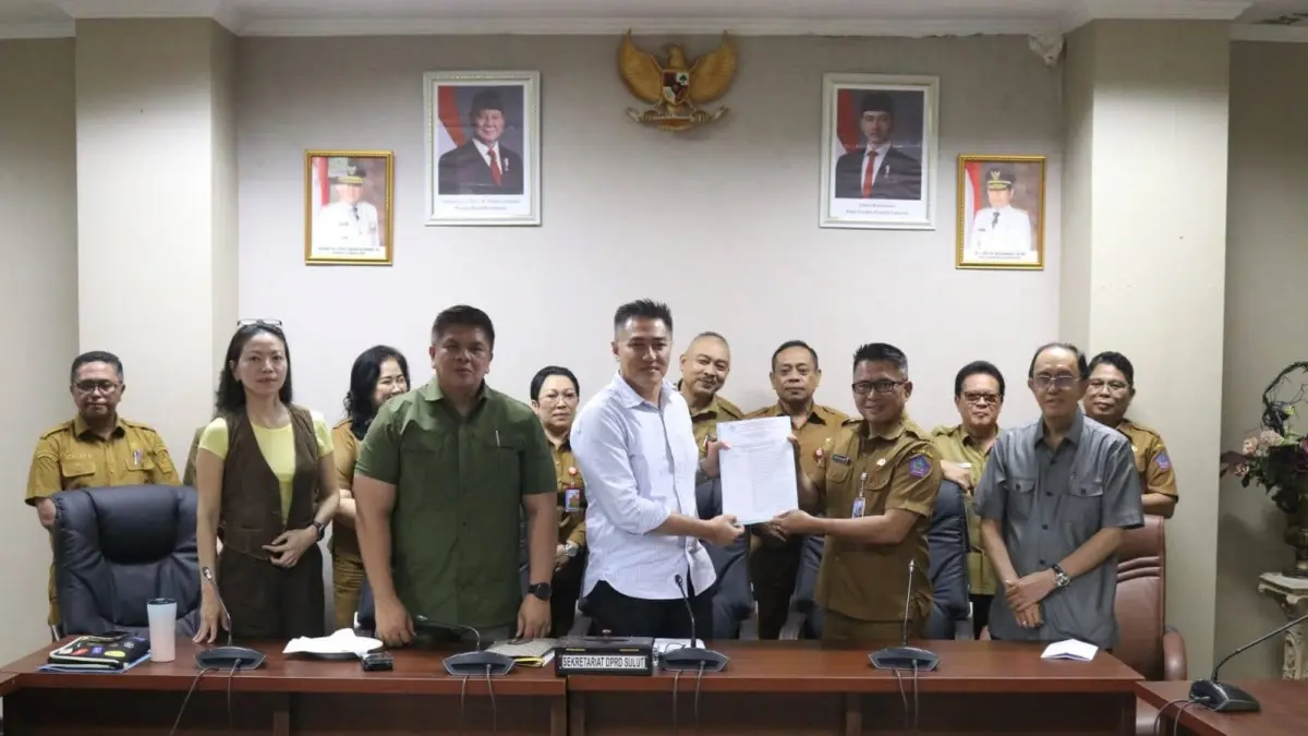 Rapat penyempurnaan Ranperda RTRW antara eksekutif dan legislatif, Selasa (9/6).