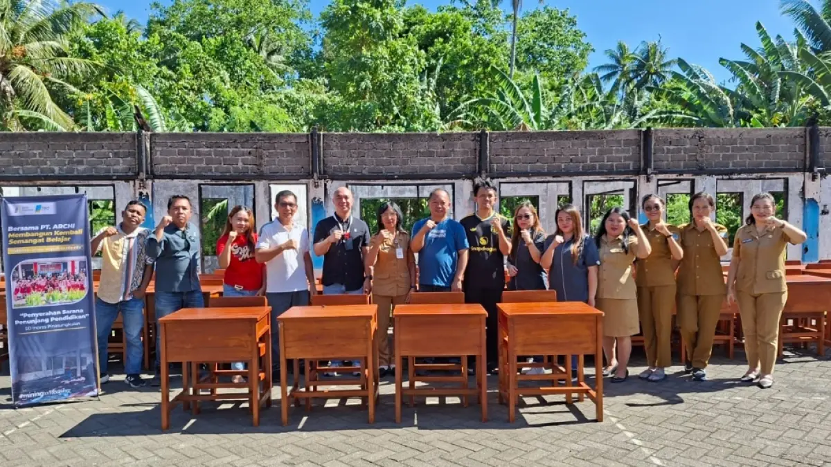Archi Indonesia Bantu SDN Pinasungkulan Pasca Kebakaran