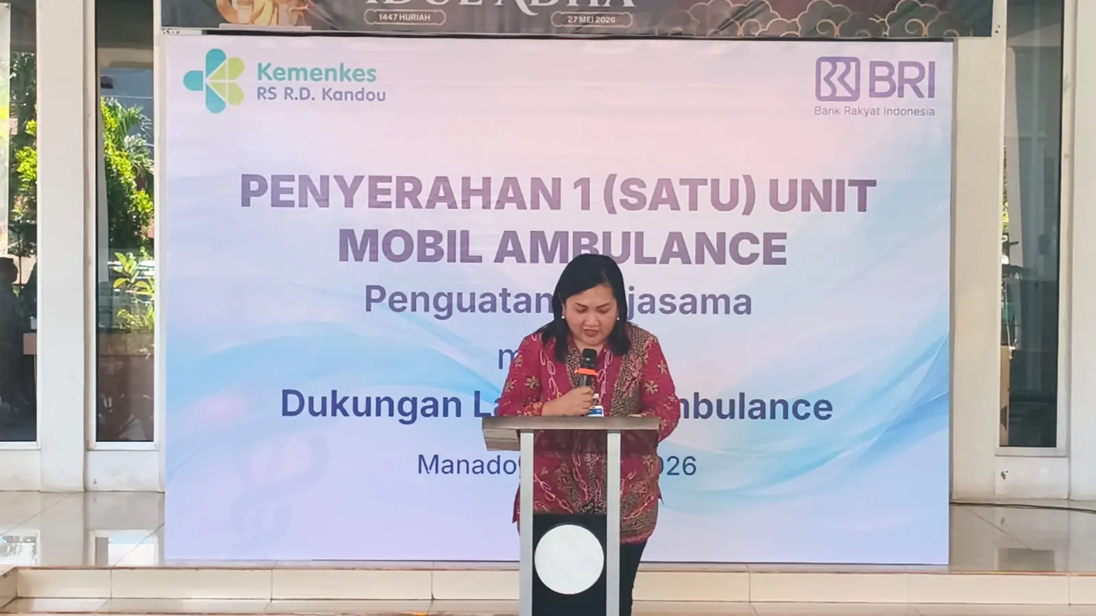 RCEO BRI Region 16 Manado Elizabeth Primasari.