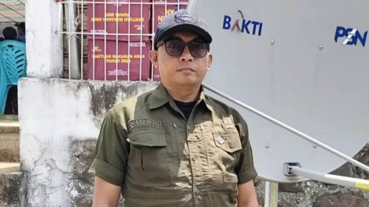 Kepala Dinas Kominfo Sangihe, Ronald Lumiu.