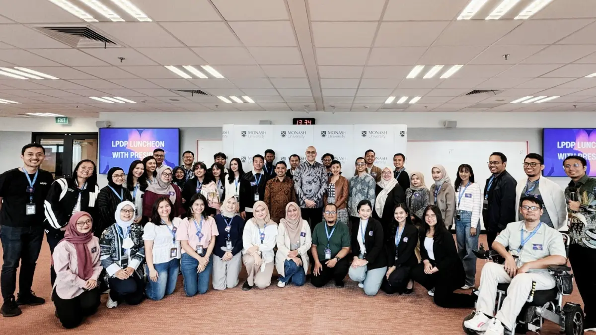 Monash University, Indonesia kembali membuka LPDP Nurturing Program 2026