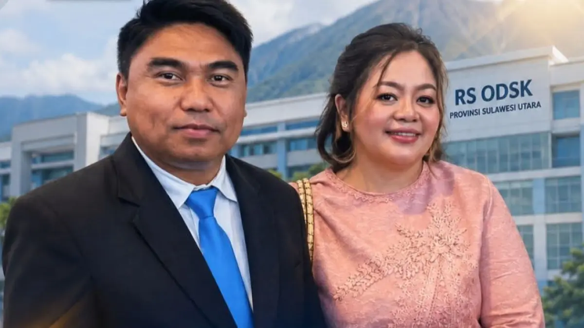 dr David Kolibu bersama Istri. 