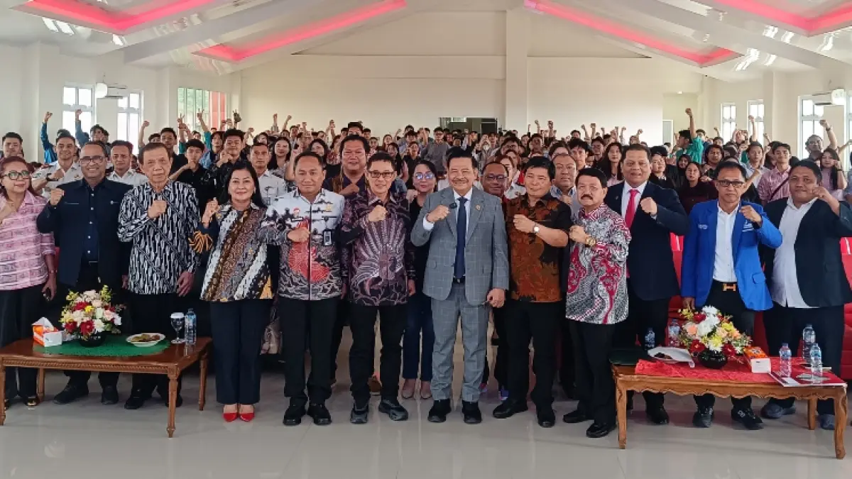 Wamenko Kumham Imipas Prof Otto Hasibuan jadi Keynote Speech Seminar Nasional di Fakultas Hukum Unsrat Manado