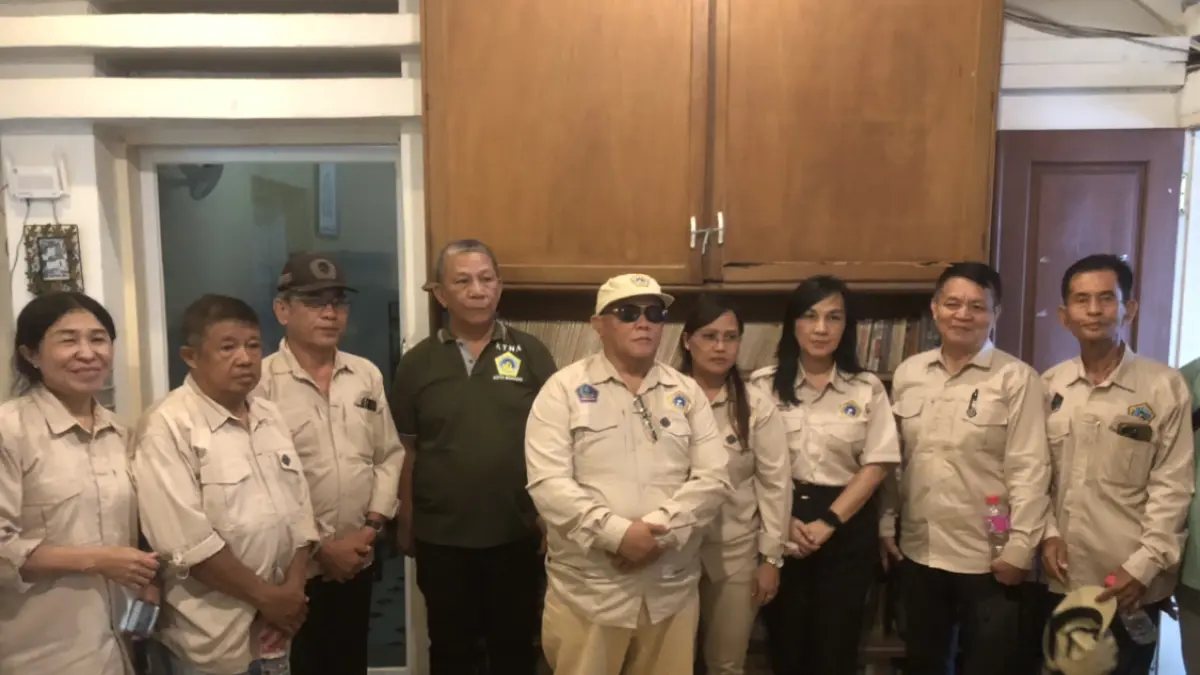 Kontingen KTNA Sulut jelang keberangkatan menuju Penas XVII di Provinsi Gorontalo.