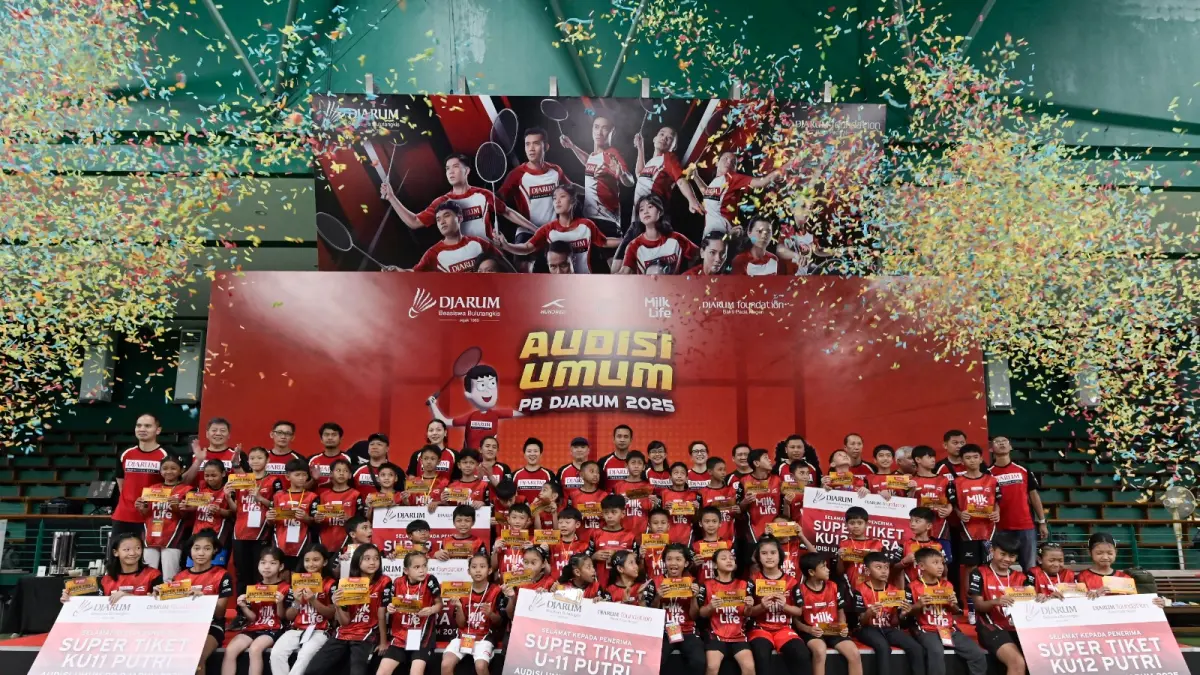 Penerima Super Tiket Audisi Umum PB Djarum 2025.