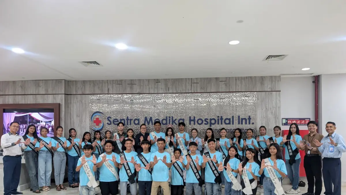 Tour kesehatan di Sentra Medika Hospital Minahasa Utara.
