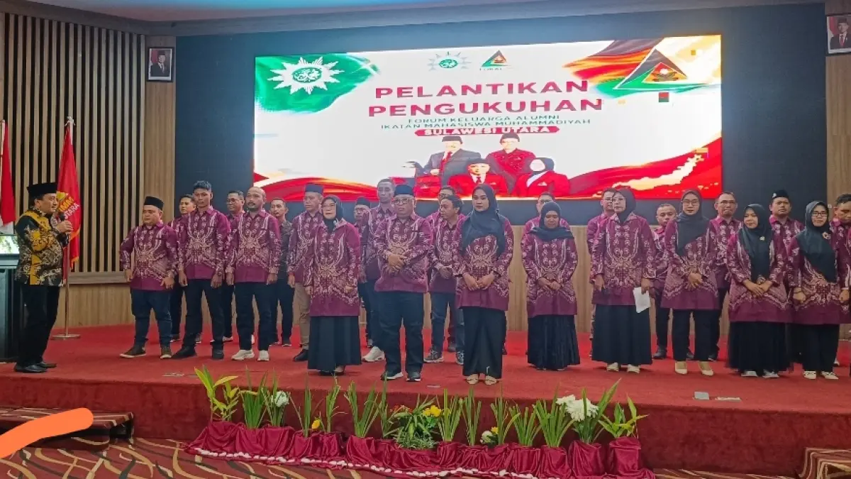 Momentum pelantikan dan pengukuhan pengurus Fokal IMM Sulawesi Utara