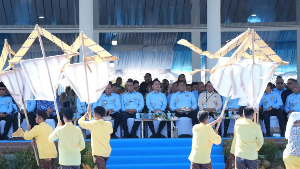 Penampilan Tari Daerah Gorontalo dalam Pembukaan Pekan Nasional (PENAS) Petani Nelayan XVII 2026