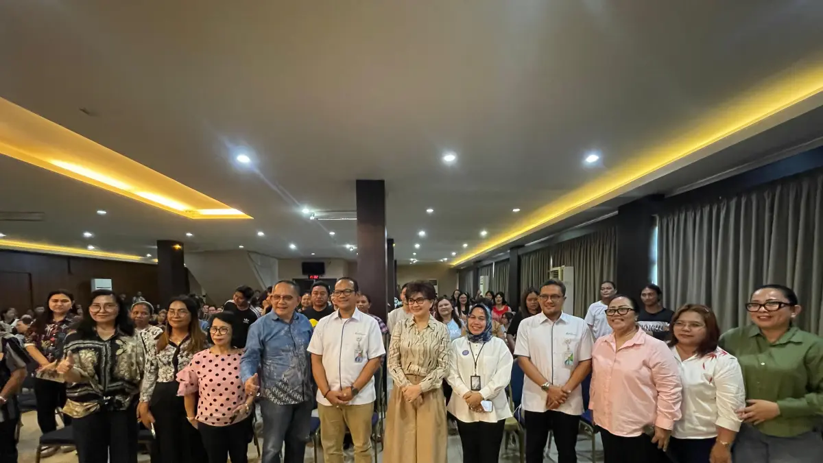 Sosialisasi bersama BPJS Ketenagakerjaan di Kota Manado, Sulawesi Utara, pada Senin (22/6). 