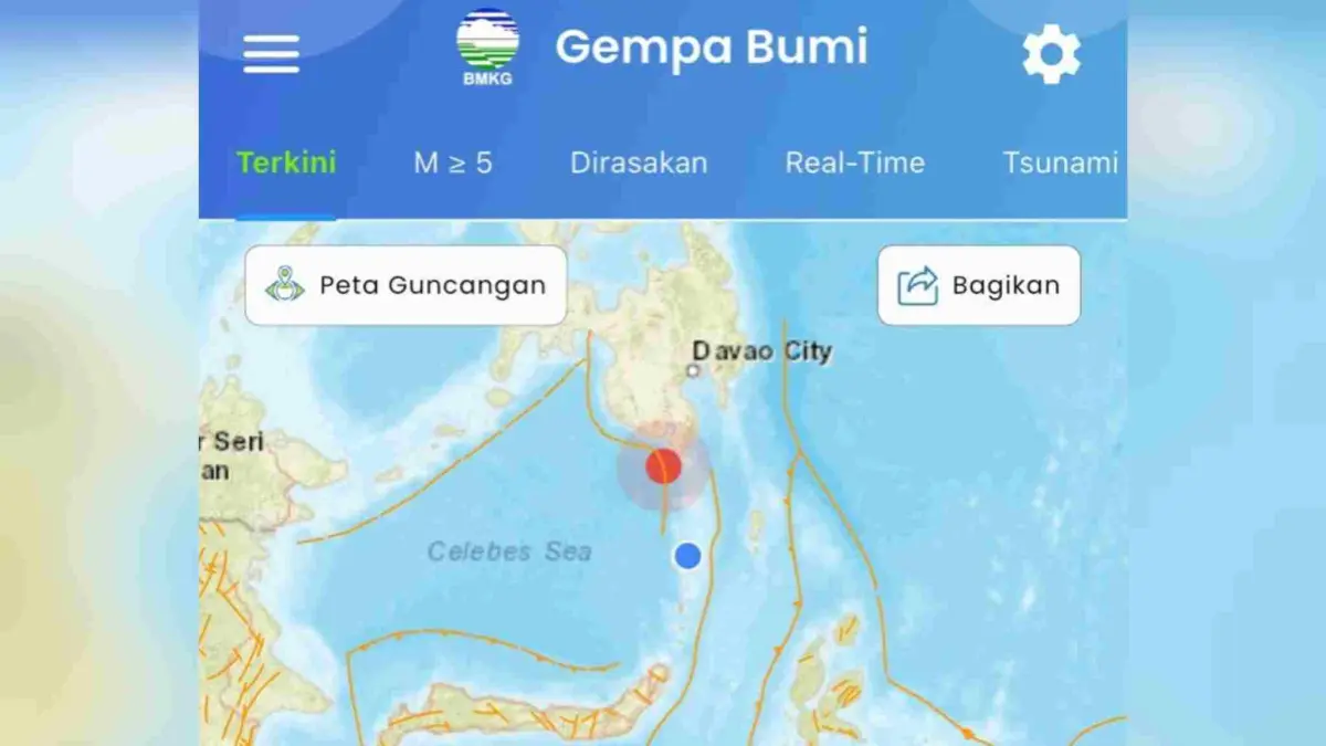 Gempa Bumi kembali  menguncang Kabupaten Kepulauan Sangihe, Jumat (26/6/26).