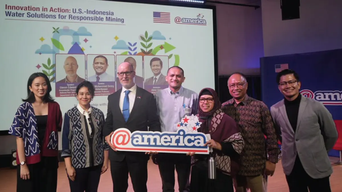 Program Ambassador Water Expert (AWEP) menghadirkan pakar sistem air asal AS Steven Rice dari Dinas Taman Nasional di bawah Departemen Dalam Negeri AS
