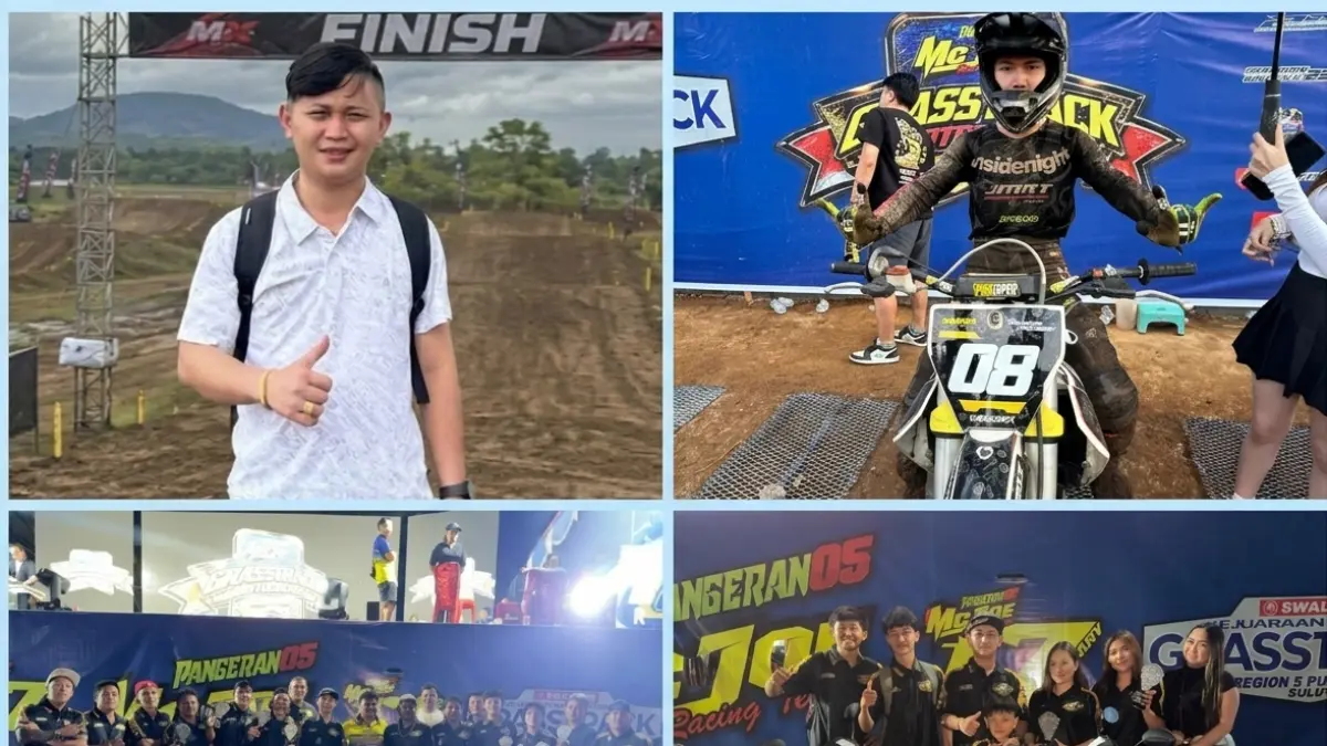 Tim JRT Ratatotok merayakan debut sukses dengan memborong sejumlah podium pada Kejurnas Grasstrack Region 5 Putaran 2 Sulawesi Utara 2026 di Tatelu, Minahasa Utara.