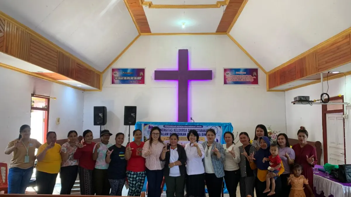 PkM Program Studi PKAUD IAKN Manado di GMIM Sampirang Kalinaun, Desa Kalinaun, Kecamatan Likupang Timur, Minut.