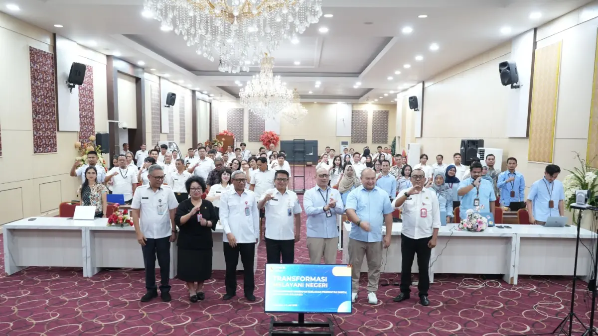Kegiatan Koordinasi Penerapan Transformasi Digital Pemerintah di jajaran Pemprov Sulut.