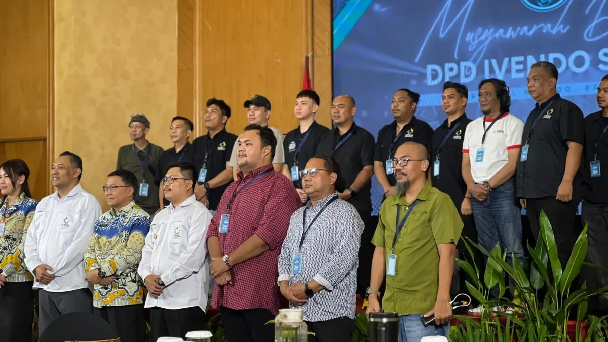Pembukaan Musyawarah Daerah (Musda) Dewan Pimpinan Daerah Indonesia Event Industry Council (DPD Ivendo) Sulawesi Utara di Aston Hotel Manado, Kamis (3/7/2026).