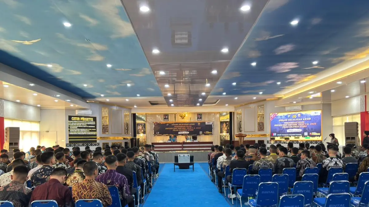 Kepolisian Daerah Sulawesi Utara (Polda Sulut) sukses menyelenggarakan Sidang Terbuka Penetapan Kelulusan Akhir Seleksi Terpadu Bintara dan Tamtama Polri Tahun Anggaran (T.A.) 2026.