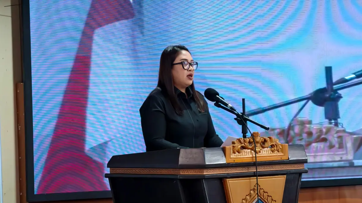 Badan Anggaran (Banggar) DPRD melalui juru bicara sekaligus Wakil Ketua DPRD Cynthia Erkles saat membacakan laporan Banggar terkait Pembicaraan Tingkat II terhadap Rancangan Peraturan Daerah (Ranperda) tentang Pertanggungjawaban Pelaksanaan APBD Tahun Anggaran 2025