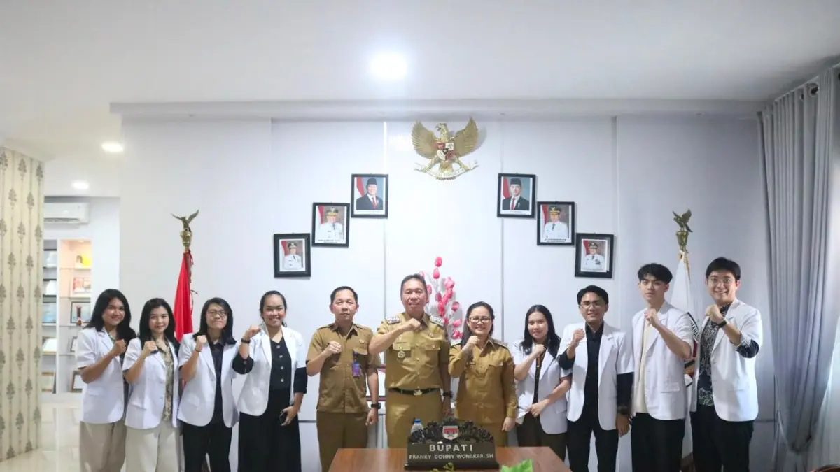 SAH: Bupati FDW secara resmi menyambut para dokter muda peserta PIDI Angkatan II Tahun 2026 yang akan mulai mengabdikan diri di wilayah Minsel.