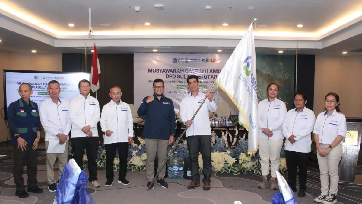 AMDATARA kukuhkan DPD Sulut dan dorong kolaborasi industri AMDK untuk memperkuat regulasi, daya saing, serta bisnis berkelanjutan.