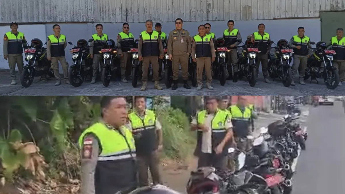 AWASI: Tim Reaksi Cepat Patroli Bermotor Sat Pol PP Manado langsung beroperasi di sejumlah titik di Kota Manado, Rabu (8/7)