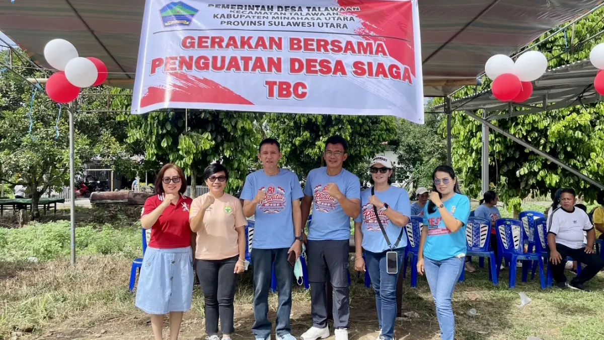 SELARAS: Pencanangan Penguatan Desa Siaga TBC di Desa Talawaan, Jumat (10/7/2026).