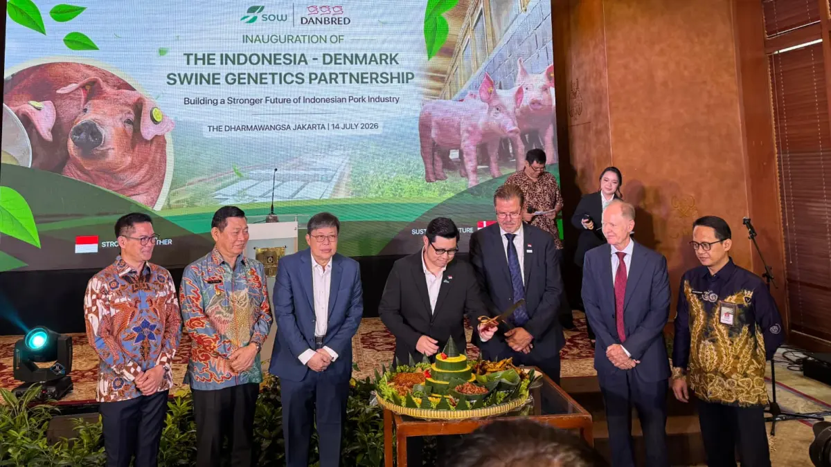 Wakil Gubernur Sulut Victor Mailangkay didampingi Bupati Minut Joune Ganda saat menjalin kerja sama dengan pihak Denmark di The Dharmawangsa, Jakarta. 
