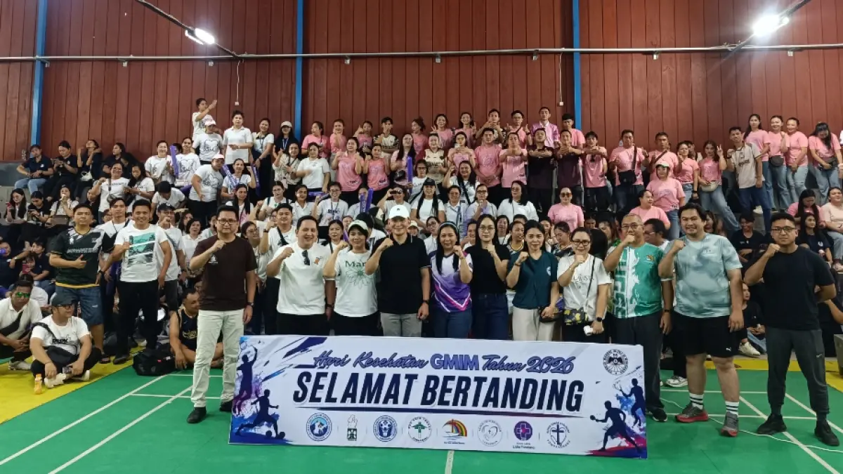 Lomba olahraga berlangsung di Lembah Walinouw Tumaluntung dalam rangka HKG 2026