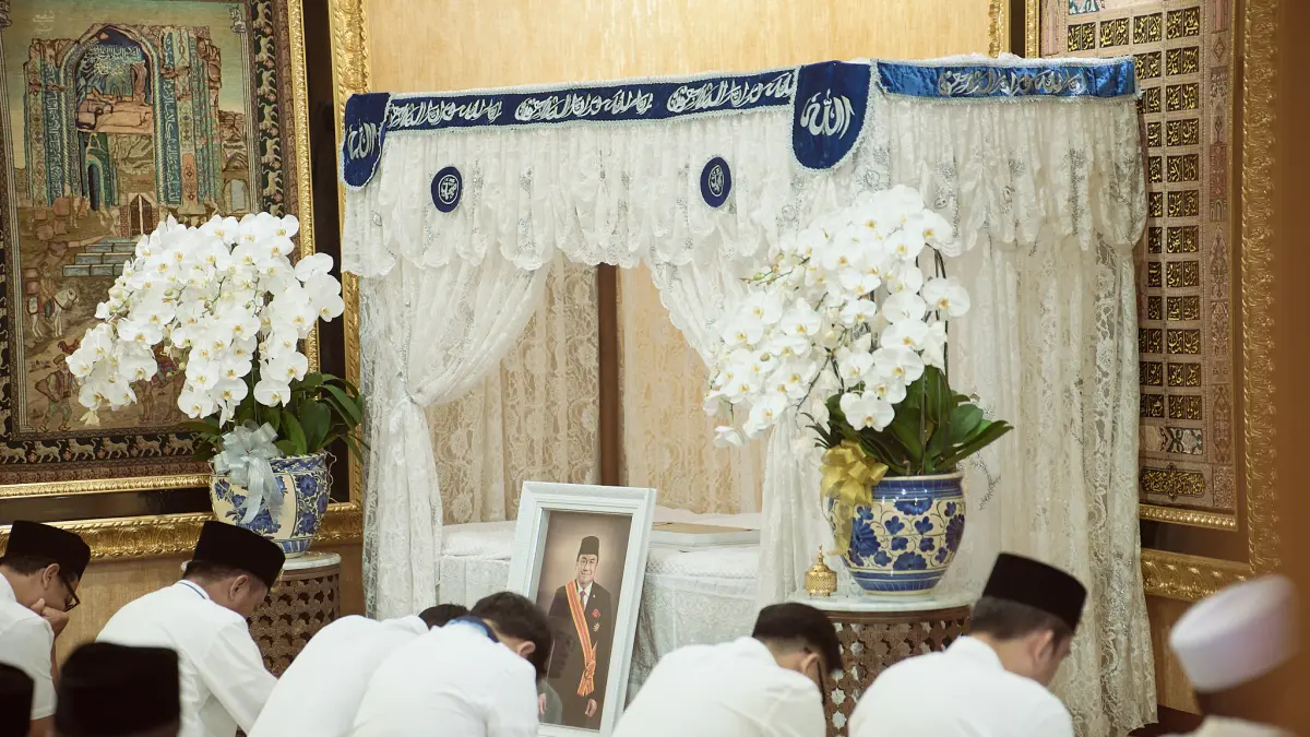 Suasana khidmat acara 7 Hari Mengenang Rachmat Gobel