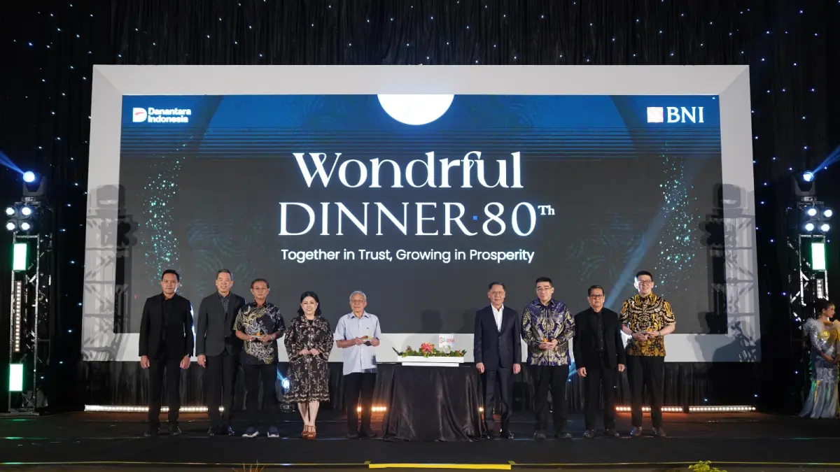  BNI Gelar Wondrful Dinner 80th