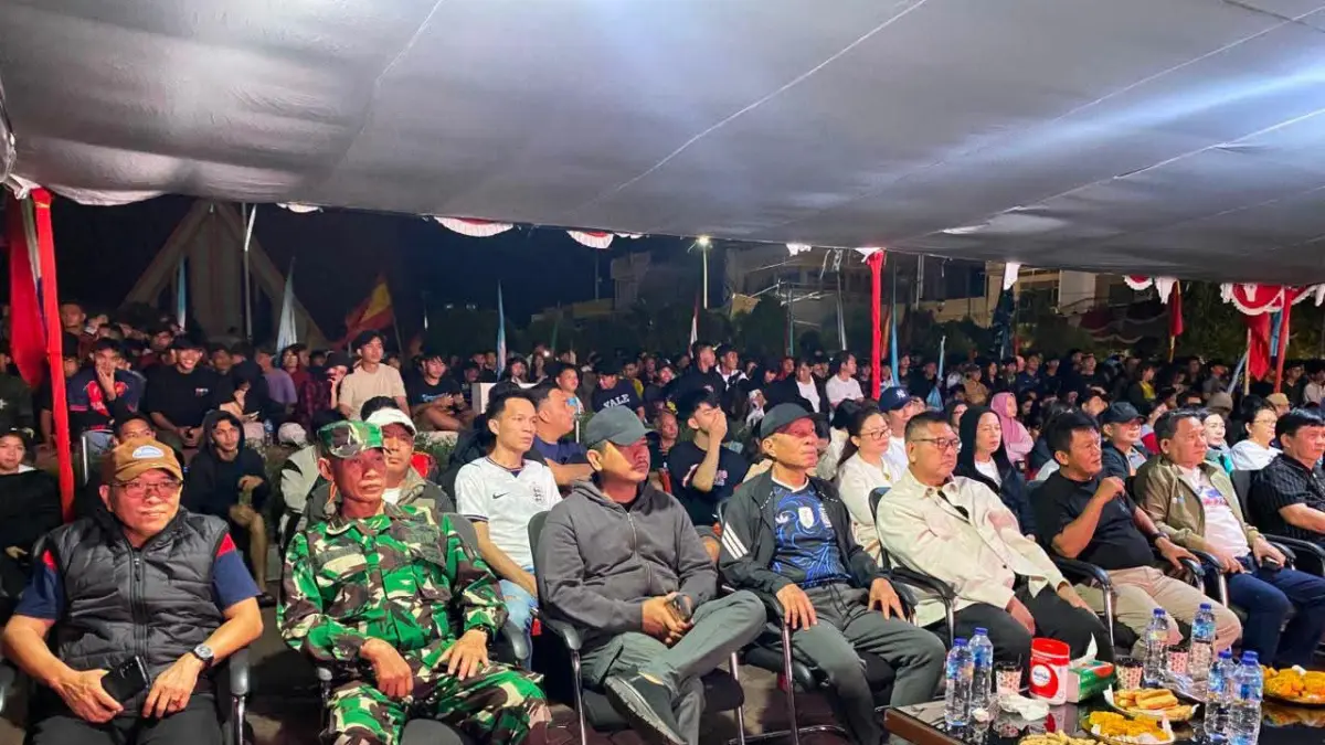 MANTAP: Nonton bareng Final piala dunia 2026 yang dipusatkan di RTP Amurang.