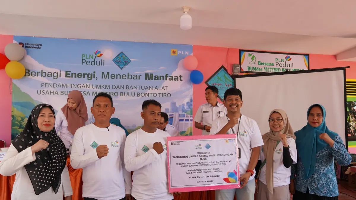 PLN UIP Sulawesi Perkuat Ekonomi Desa Melalui Dukungan Pengembangan BUMDes Mattiro Bulu