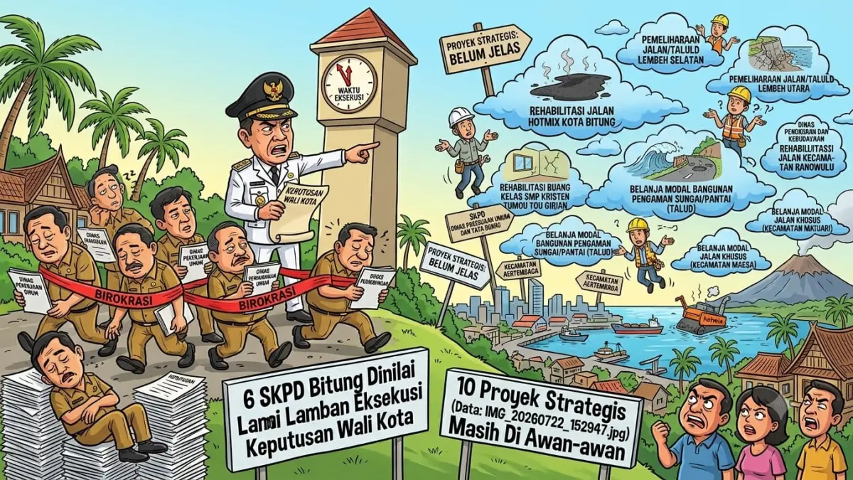 Ilustrasi 10 proyek strategis di Kota Bitung.(Dok Istimewa)