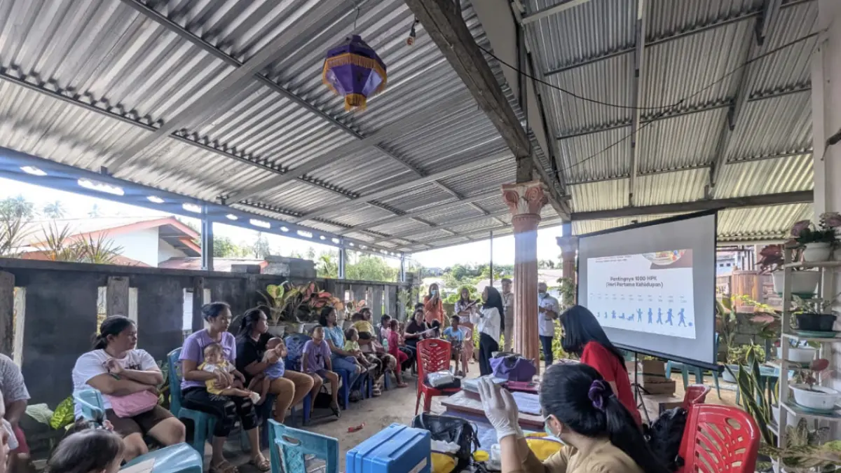 Sentra Medika Hospital Minut menggelar edukasi kesehatan tiga program prioritas, yakni Pencegahan Stunting, Pelayanan Obstetri Neonatal Emergensi Komprehensif dan Komite Pengendalian Resistensi Antimikroba.