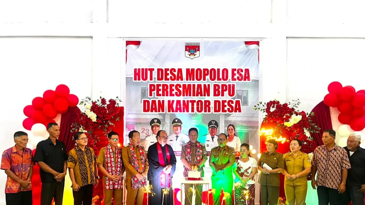 SAH: Perayaan HUT ke-16 Desa Mopolo Esa, Kecamatan Ranoyapo, Senin (27/7).