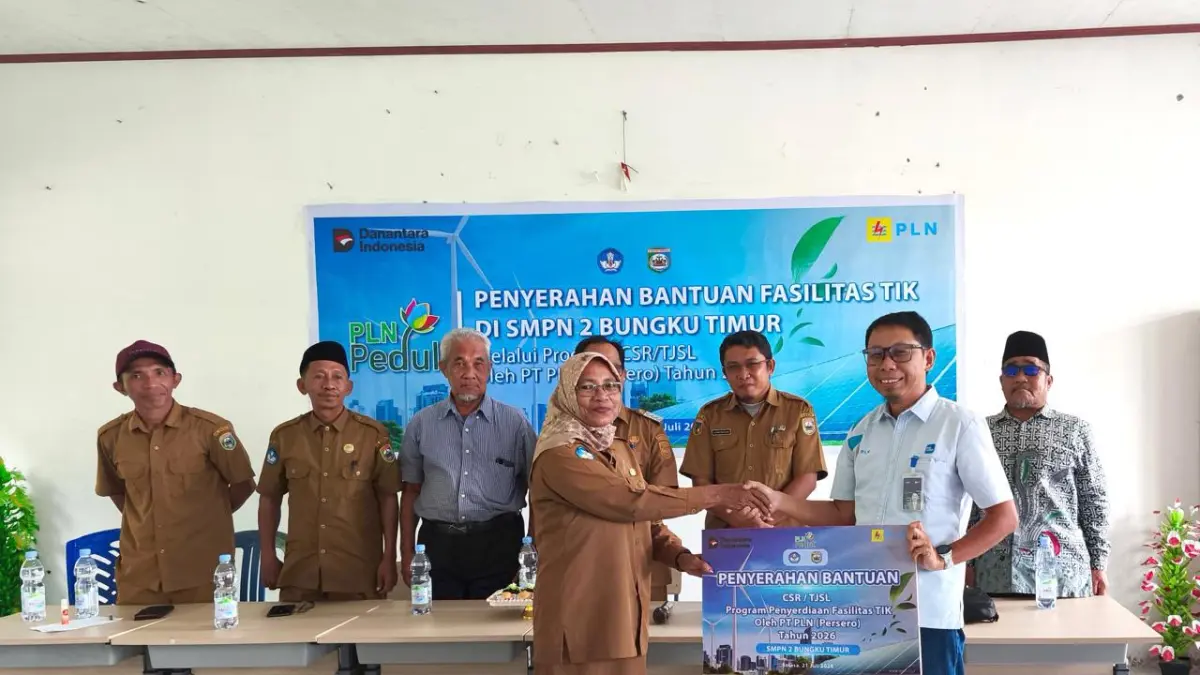 PLN UIP Sulawesi Berikan Dukungan TIK untuk Meningkatkan Edukasi Digital Siswa di SMP Negeri 2 Bungku Timur